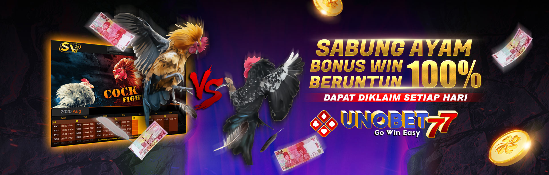 Daftar Situs Judi Sabung Ayam Online SV388 24 Jam Indonesia