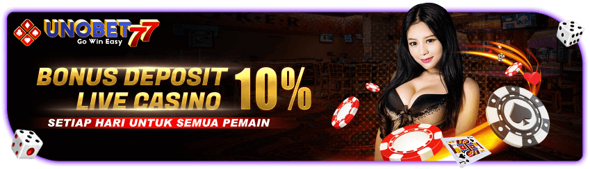 BONUS  LIVE CASINO 10%